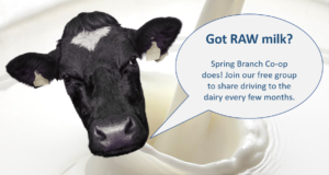 buy raw milk in the houston area